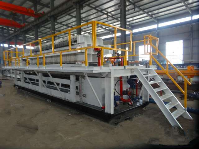 油氣田泥漿不落地專用板框壓濾機